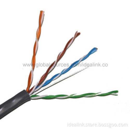 Cat5 UTP Cable with PVC and LSZH Jacket, Supports OEM, Customized Services Provided